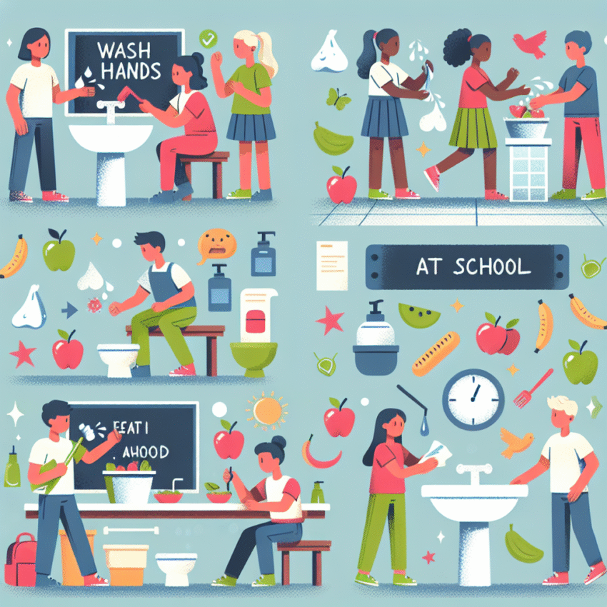 Poster Perilaku Hidup Bersih dan Sehat di Sekolah: Inspirasi Menjaga